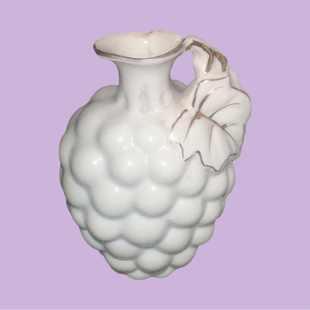 Vintage grape pitcher